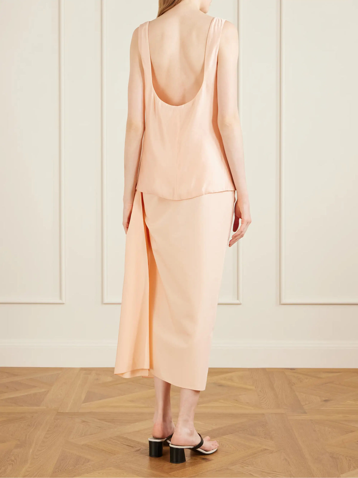 KHAITE Parker Satin-twill Tank