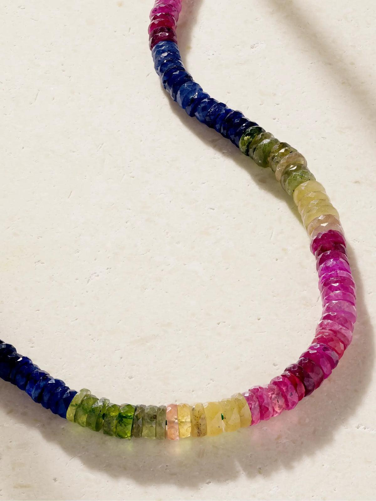 Aurora 14-karat Gold Sapphire Necklace