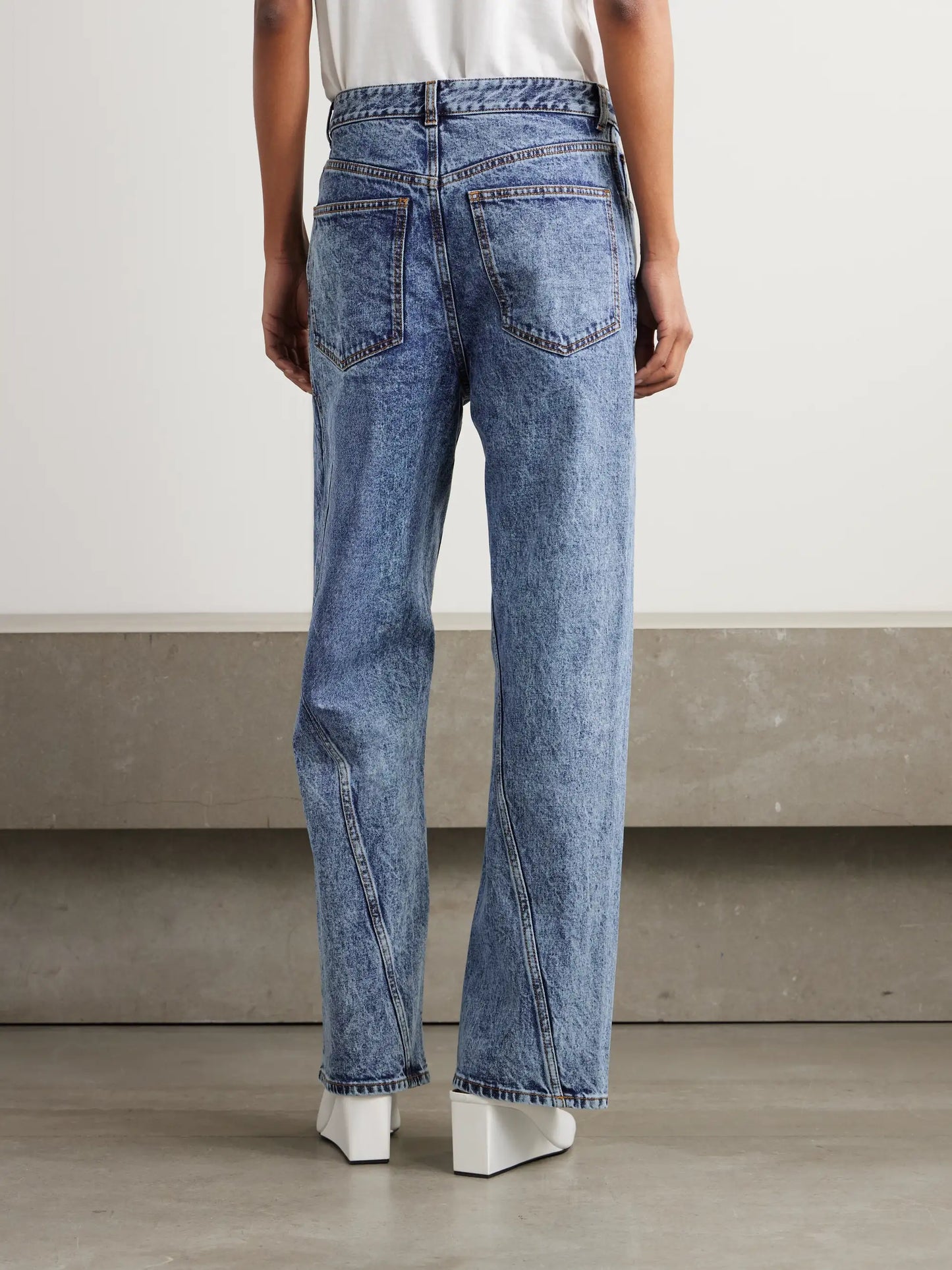 Paneled Jeans