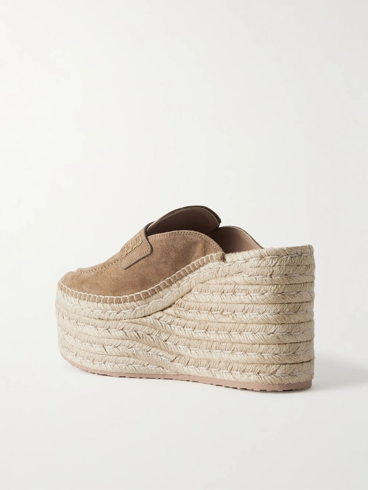 Maxilla 105 Suede Espadrille Wedge Mules