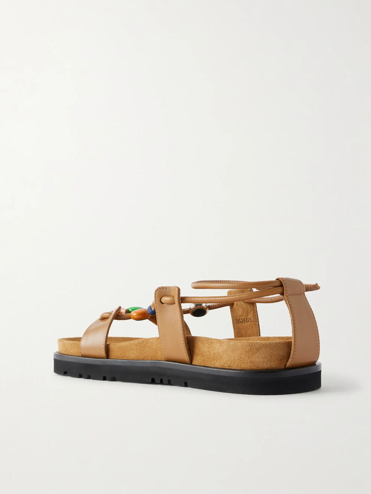 + Paula's Ibiza Pebble Beads Fussbett Suede Sandals
