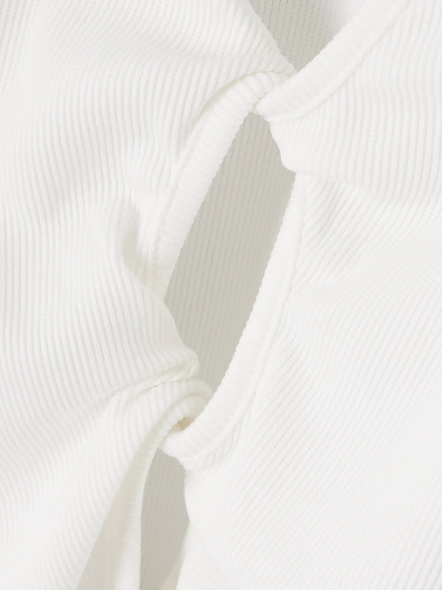 Cutout Twist-front Ribbed-knit Tank