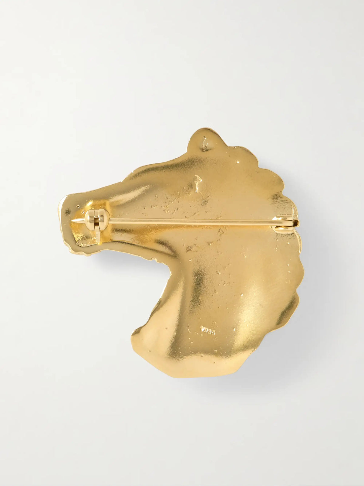 Equestrian Dream Gold-plated Brooch