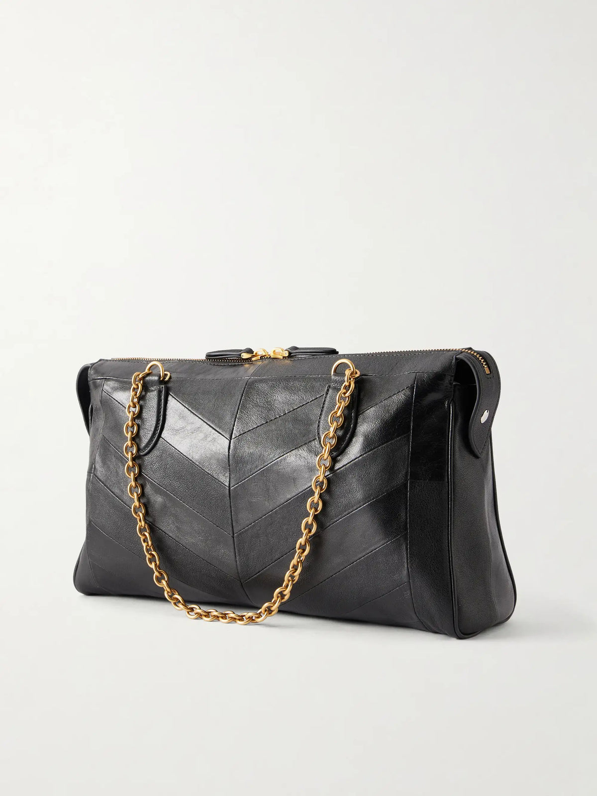 Panthea Embellished Leather Medium Shoulder Bag