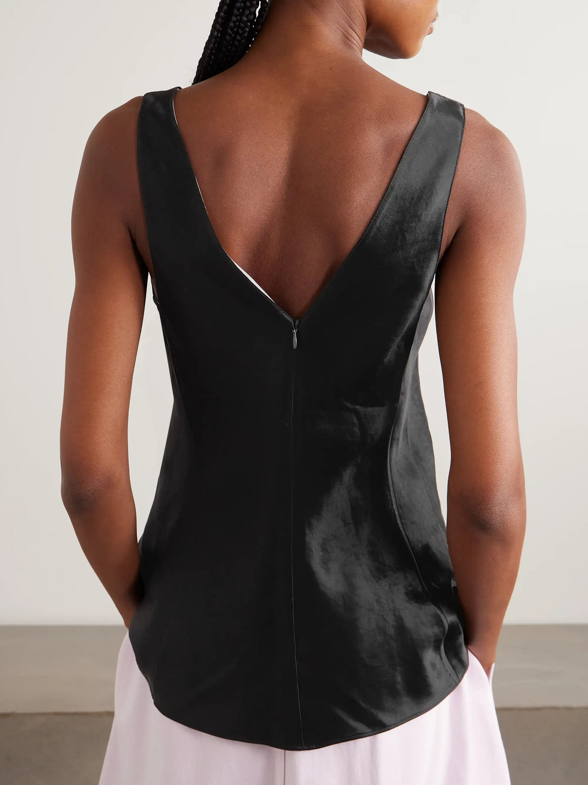 AGOLDE + Maria Mcmanus Paneled Organic Cotton Camisole