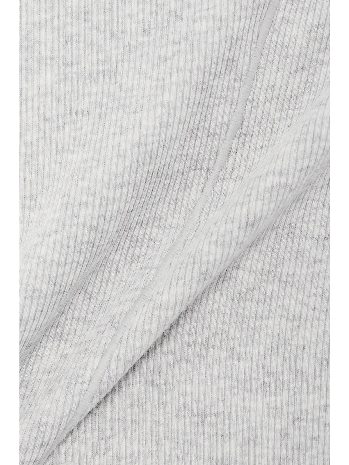 Cotton Collection Ribbed Cotton-blend Jersey Boxer Shorts - Light Heather Grey