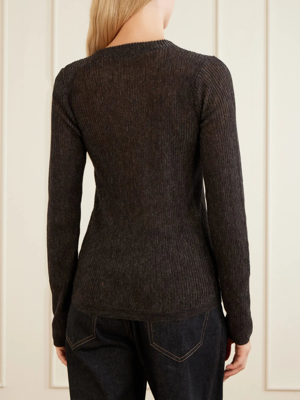 Brunello Cucinelli Metallic Silk, Alpaca And Wool-blend Sweater