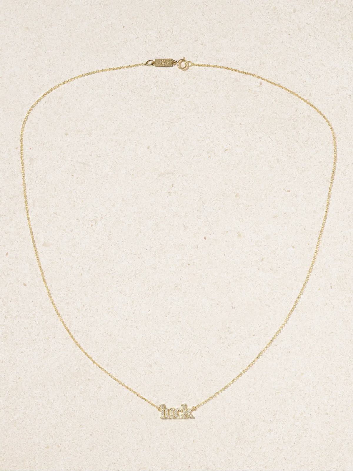Luck 18-karat Gold Diamond Necklace