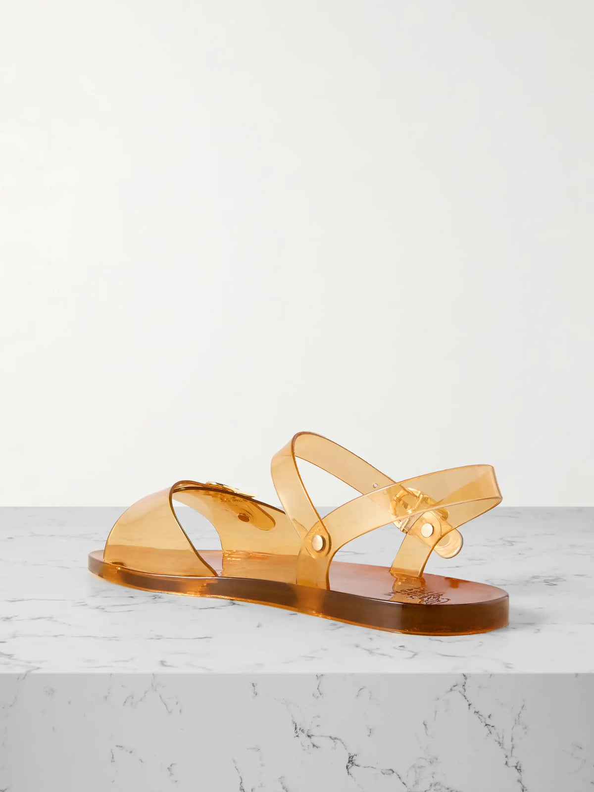 Ancient Greek Irini Recycled-pvc Slingback Sandals