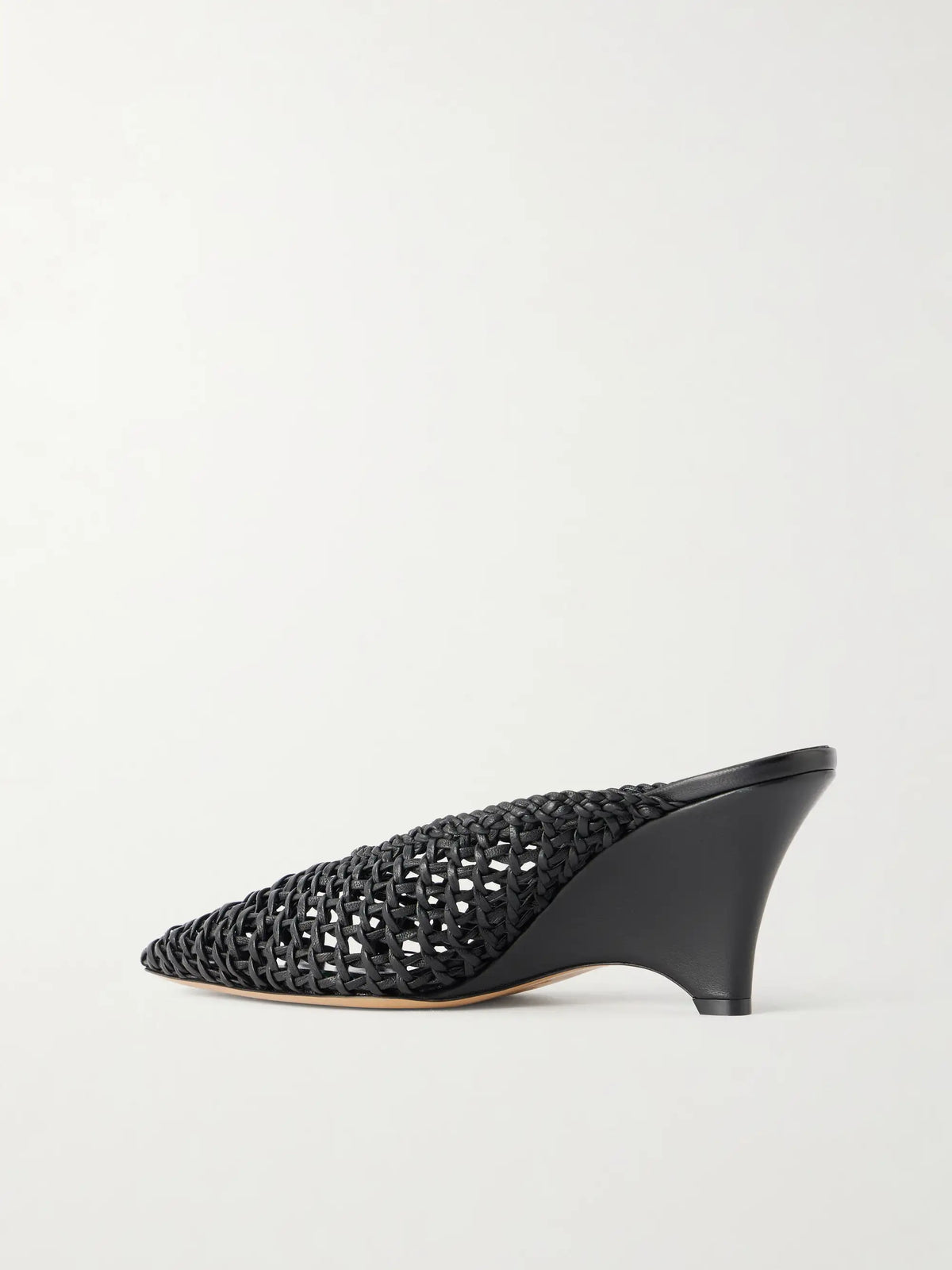 Victoria 70 Woven Leather Mules