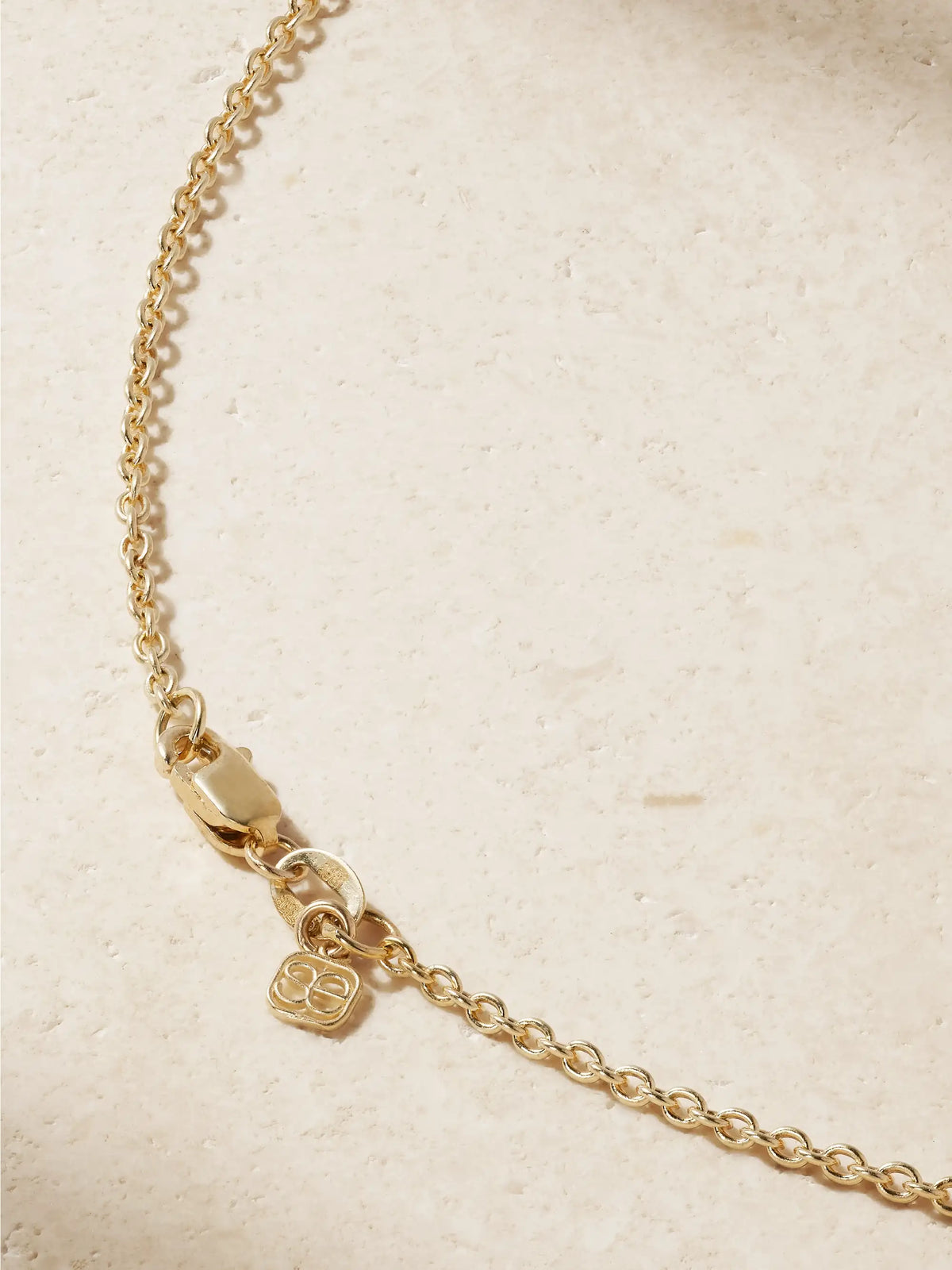 Large Elephant 14-karat Gold Diamond Necklace