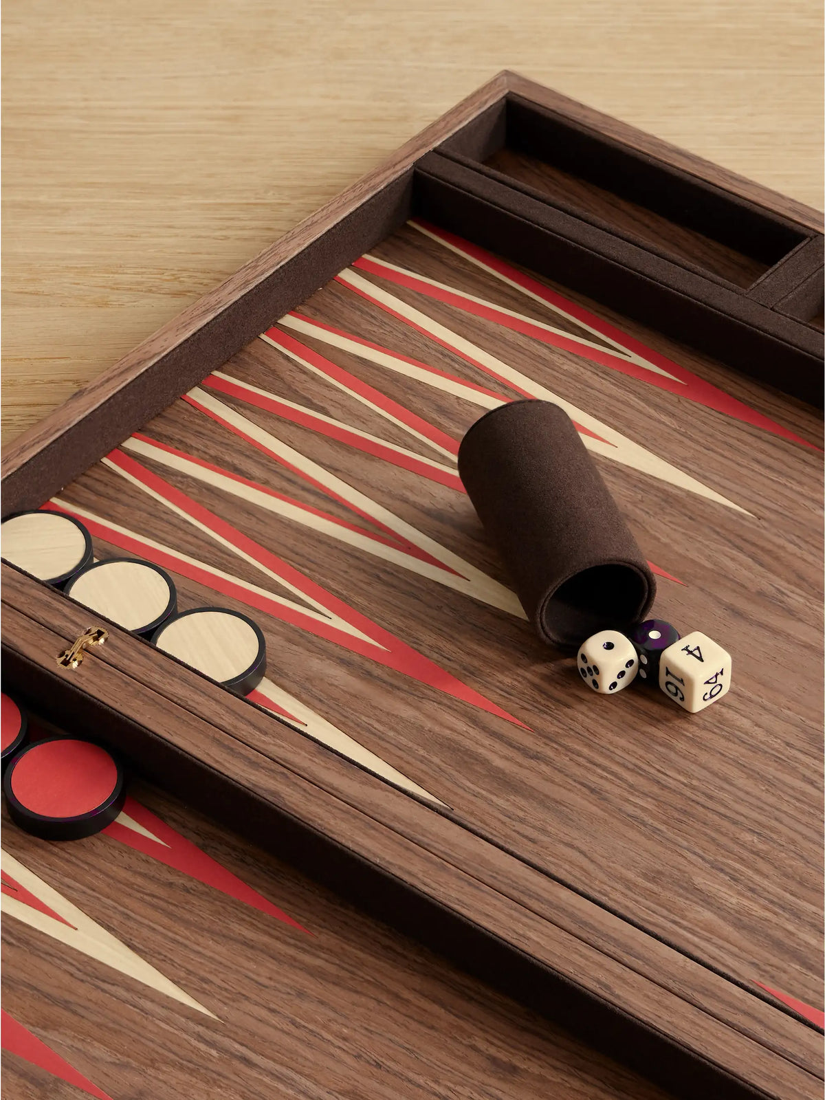 + Fortuny Wood Backgammon Set
