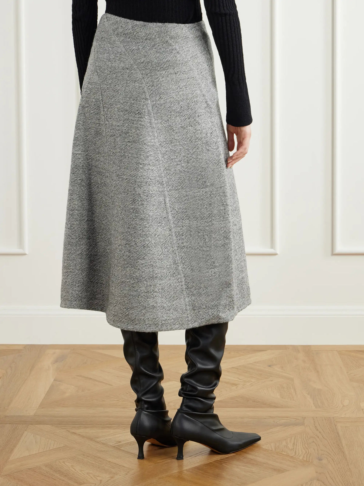Proenza Schouler Gaelle Wool-blend Midi Skirt