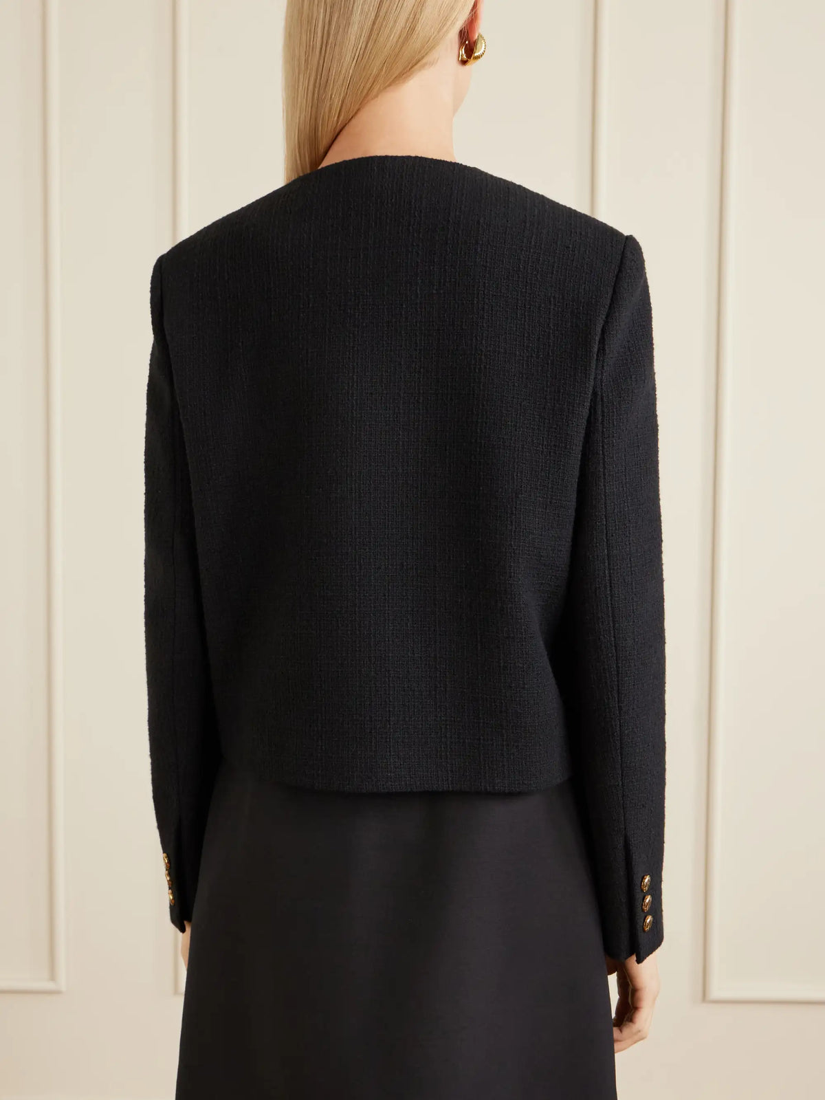 Missy Shamo Cotton-blend Tweed Jacket
