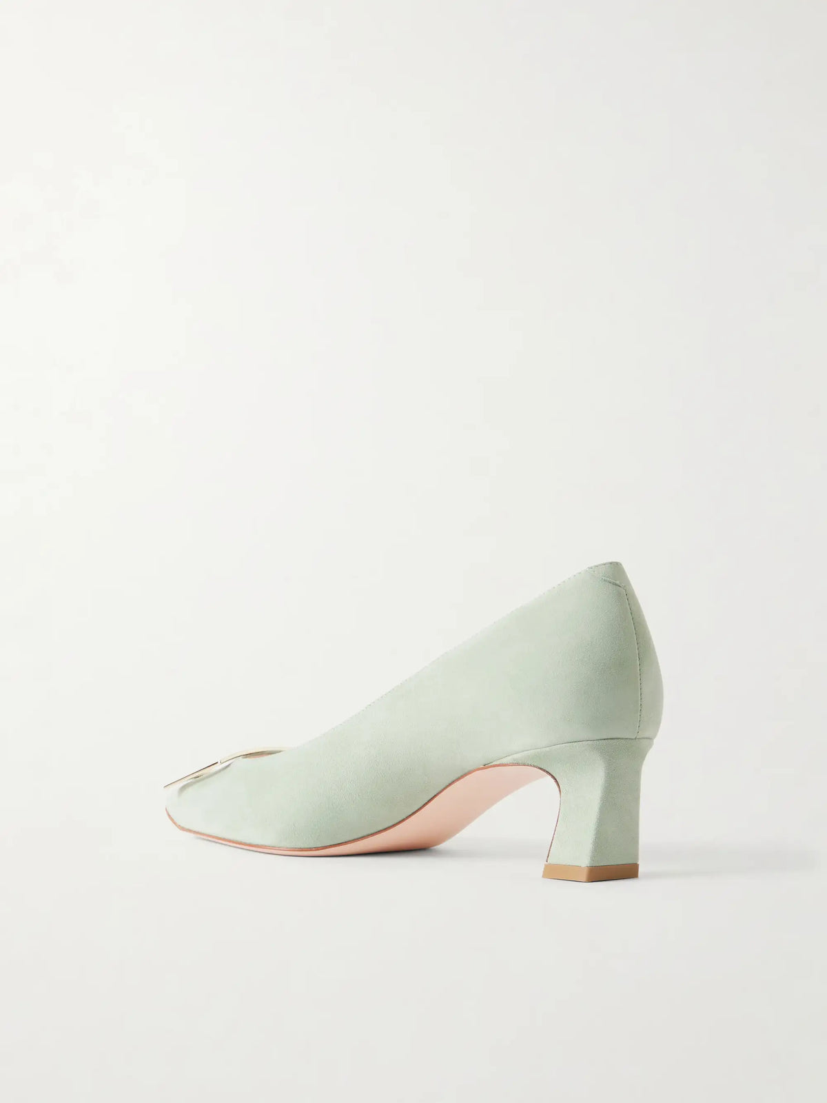 Belle Vivier Trompette 45 Suede Pumps