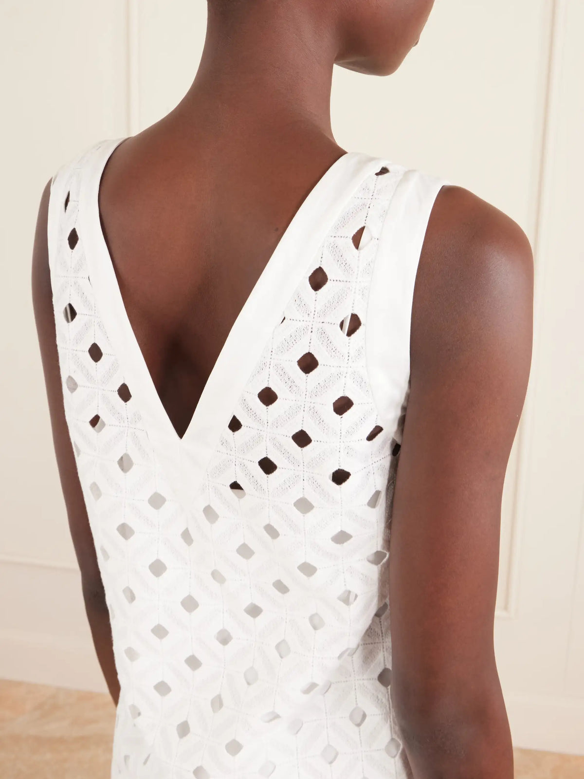 Beachwear Embroidered Woven Mini Dress