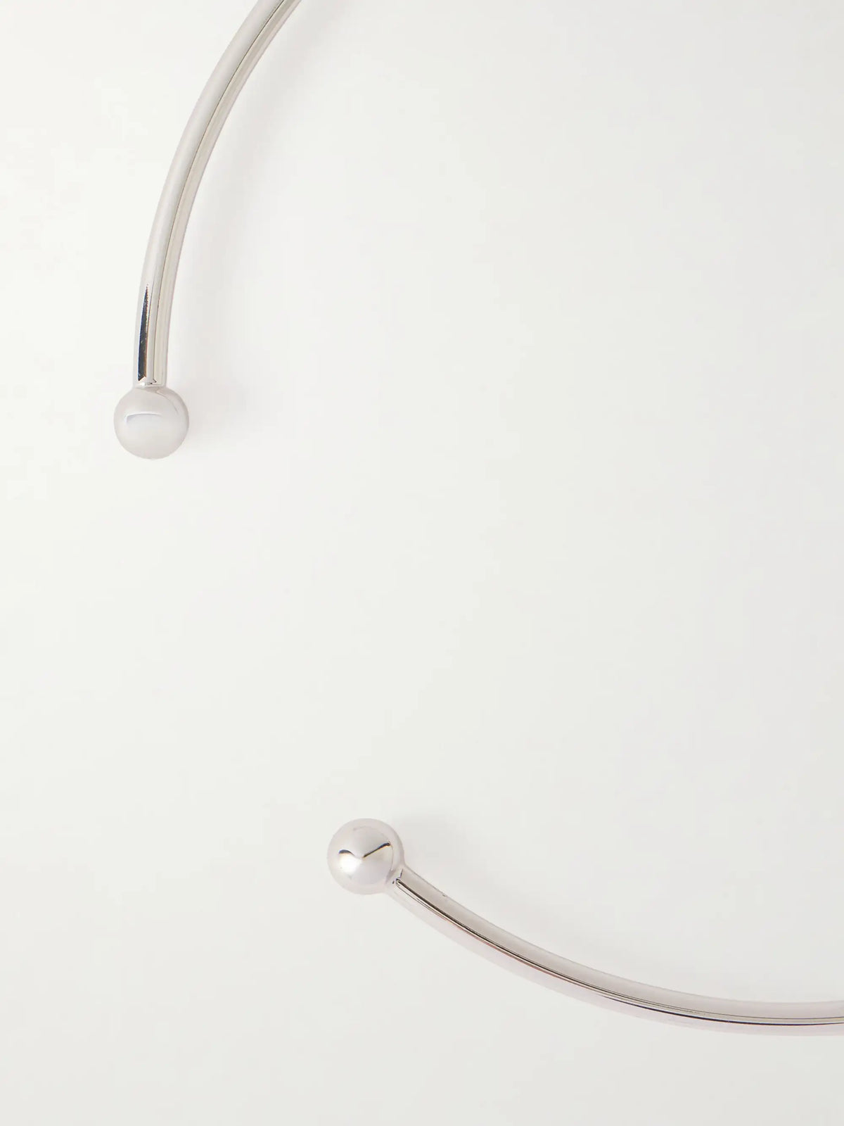 Nacre Rhodium-plated, Shell And Resin Necklace
