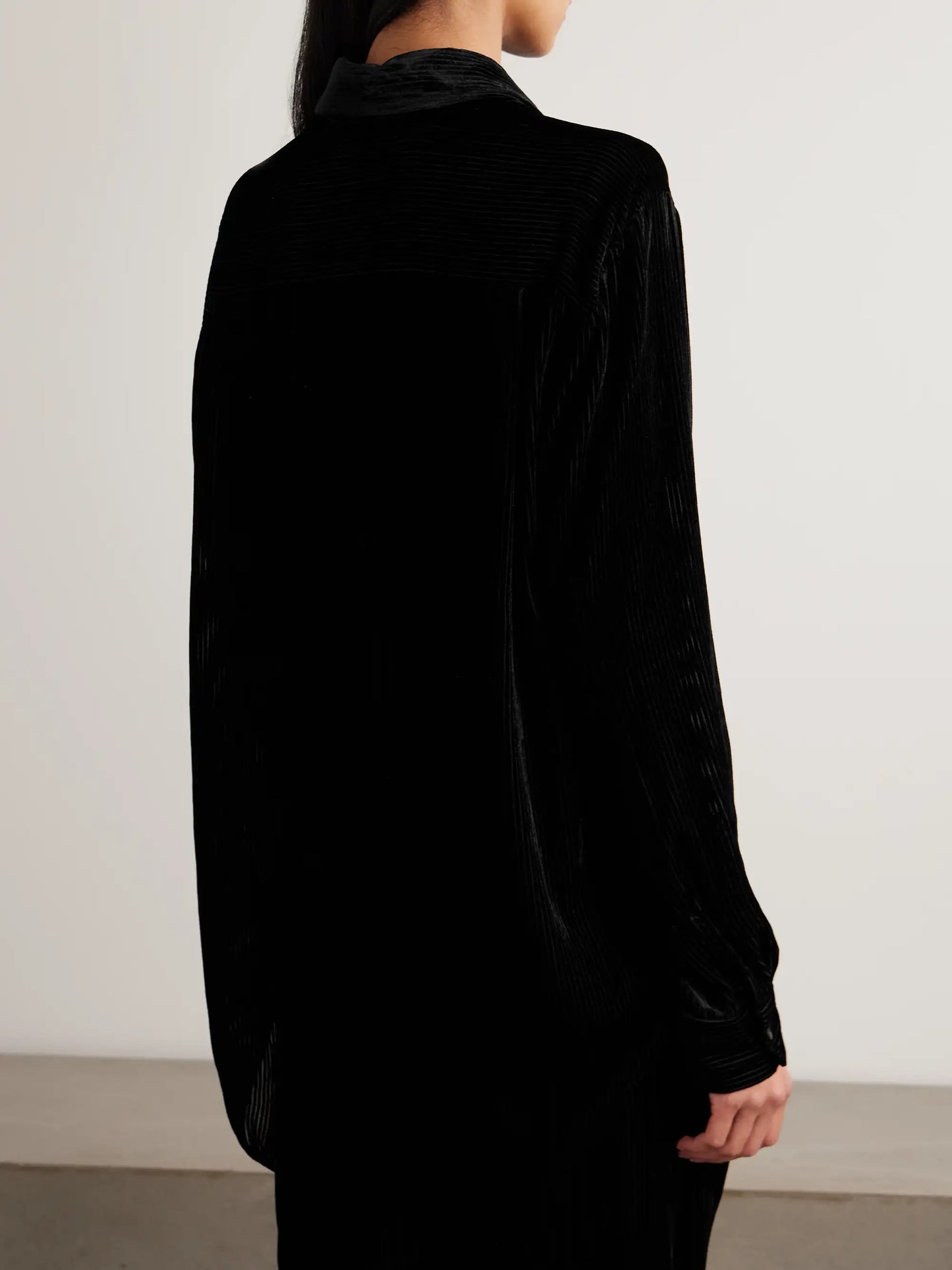 Gavina Ribbed Velvet Shirt