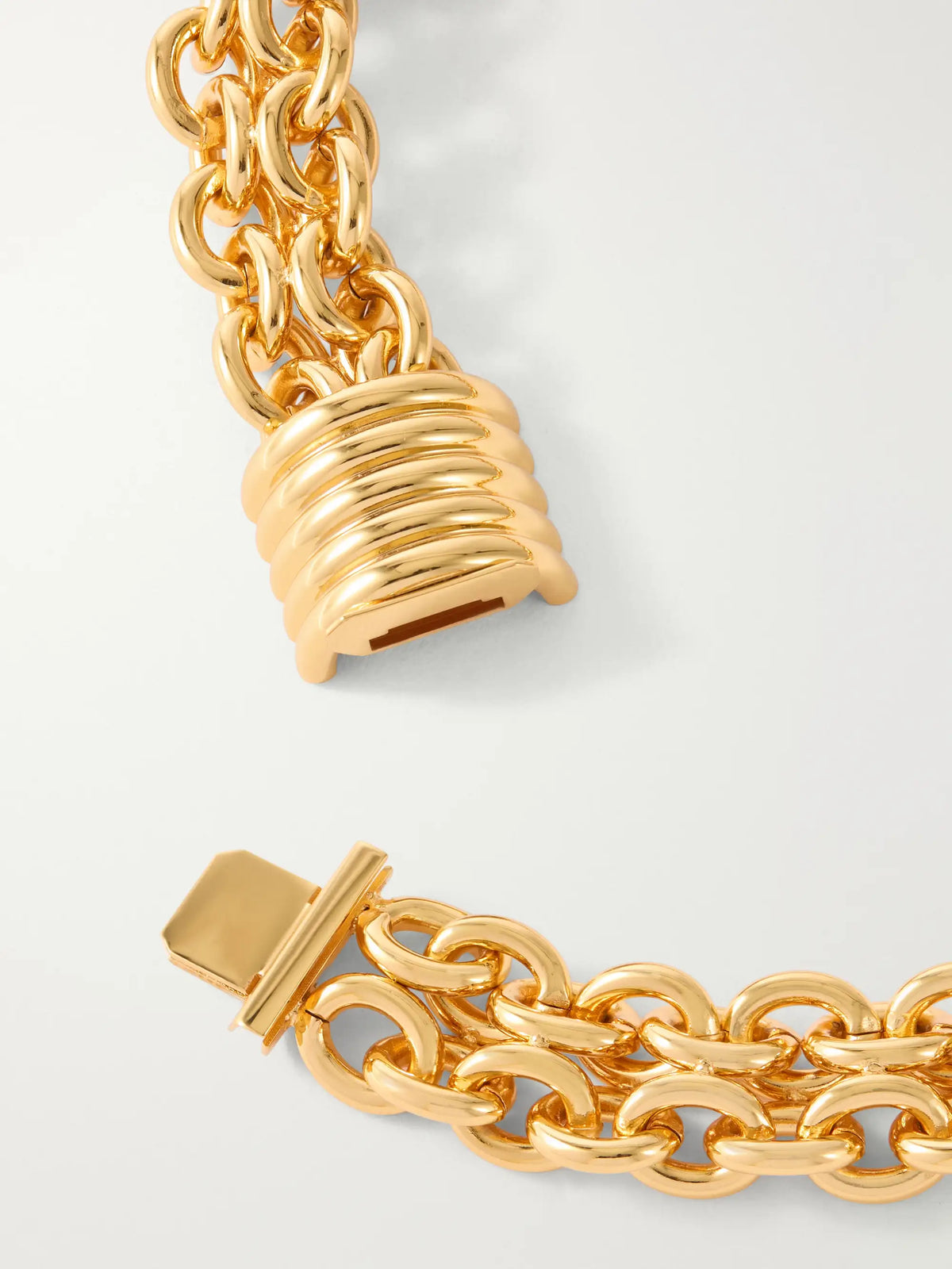 Déhanche Hollyhock Gold-plated Chain Necklace