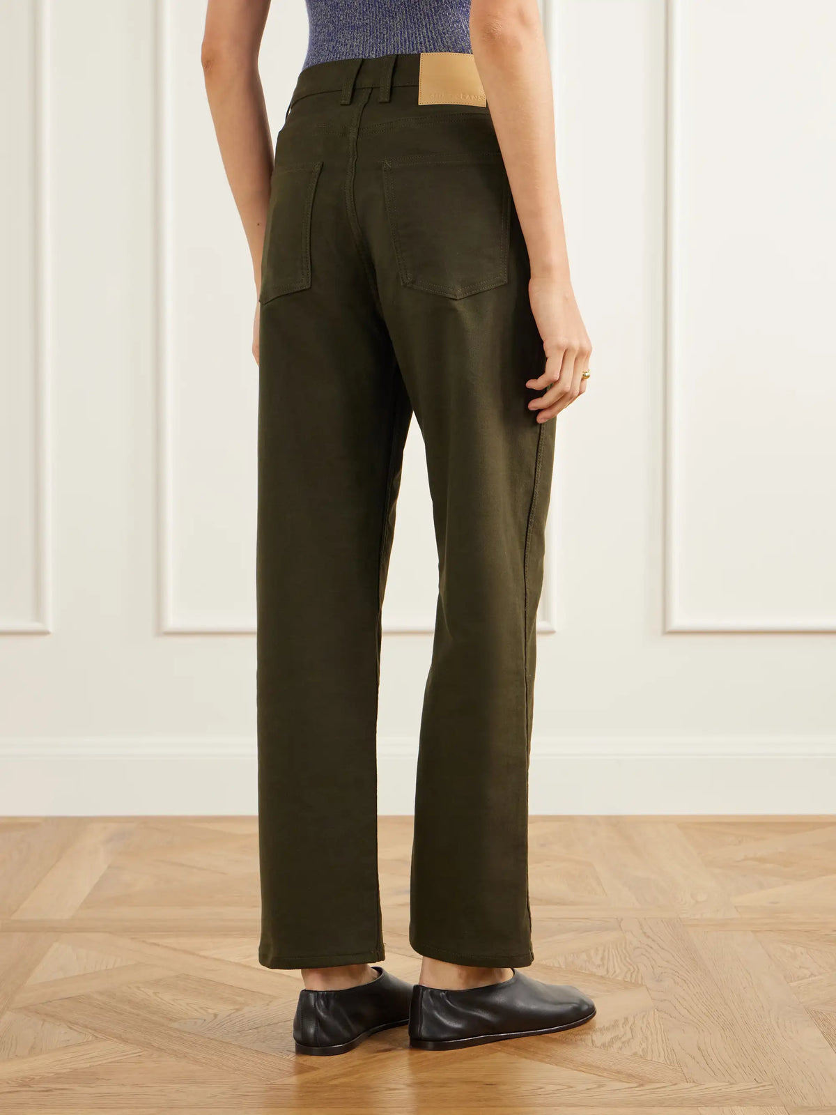 B SIDES Plein Mid-rise Straight-leg Jeans