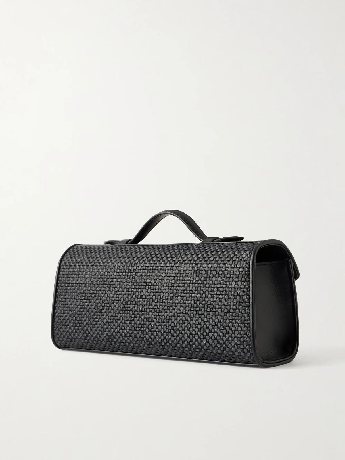 Slim Symmetry Woven Leather Tote