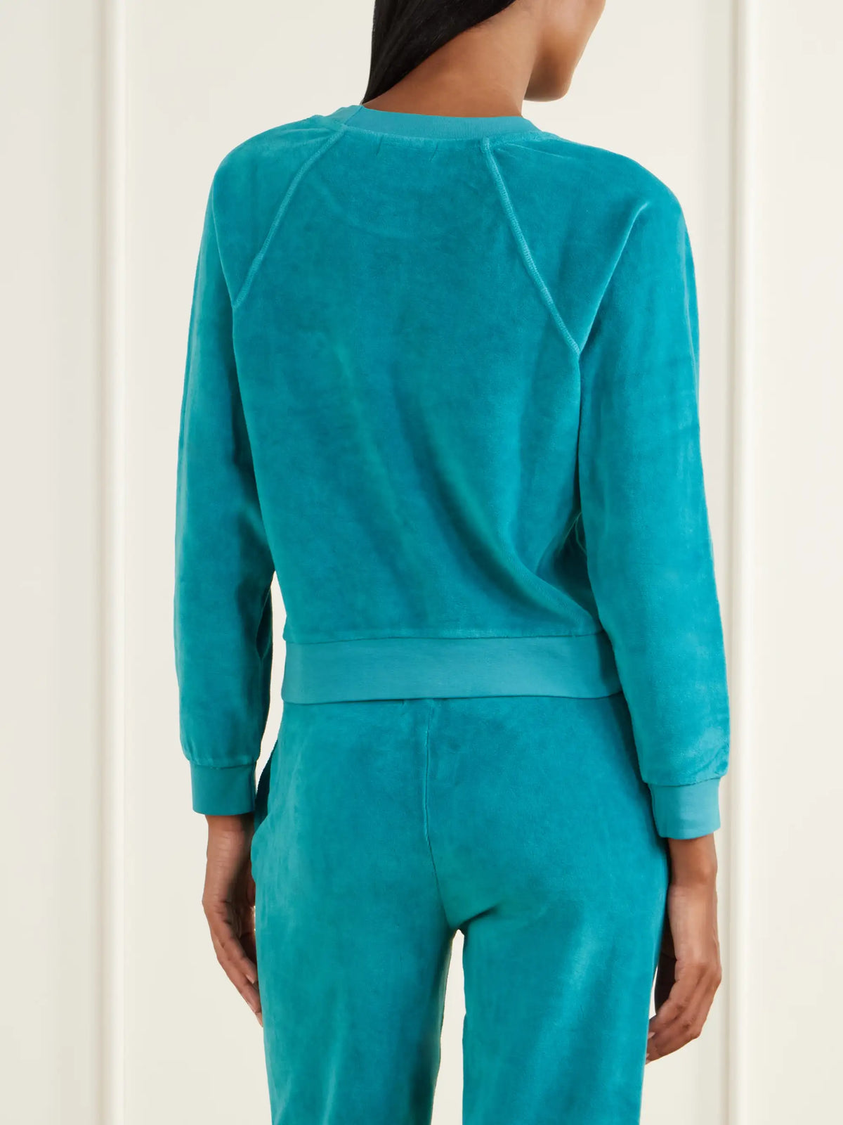 Suzie Kondi Tilos Cotton-blend Velour Sweatshirt