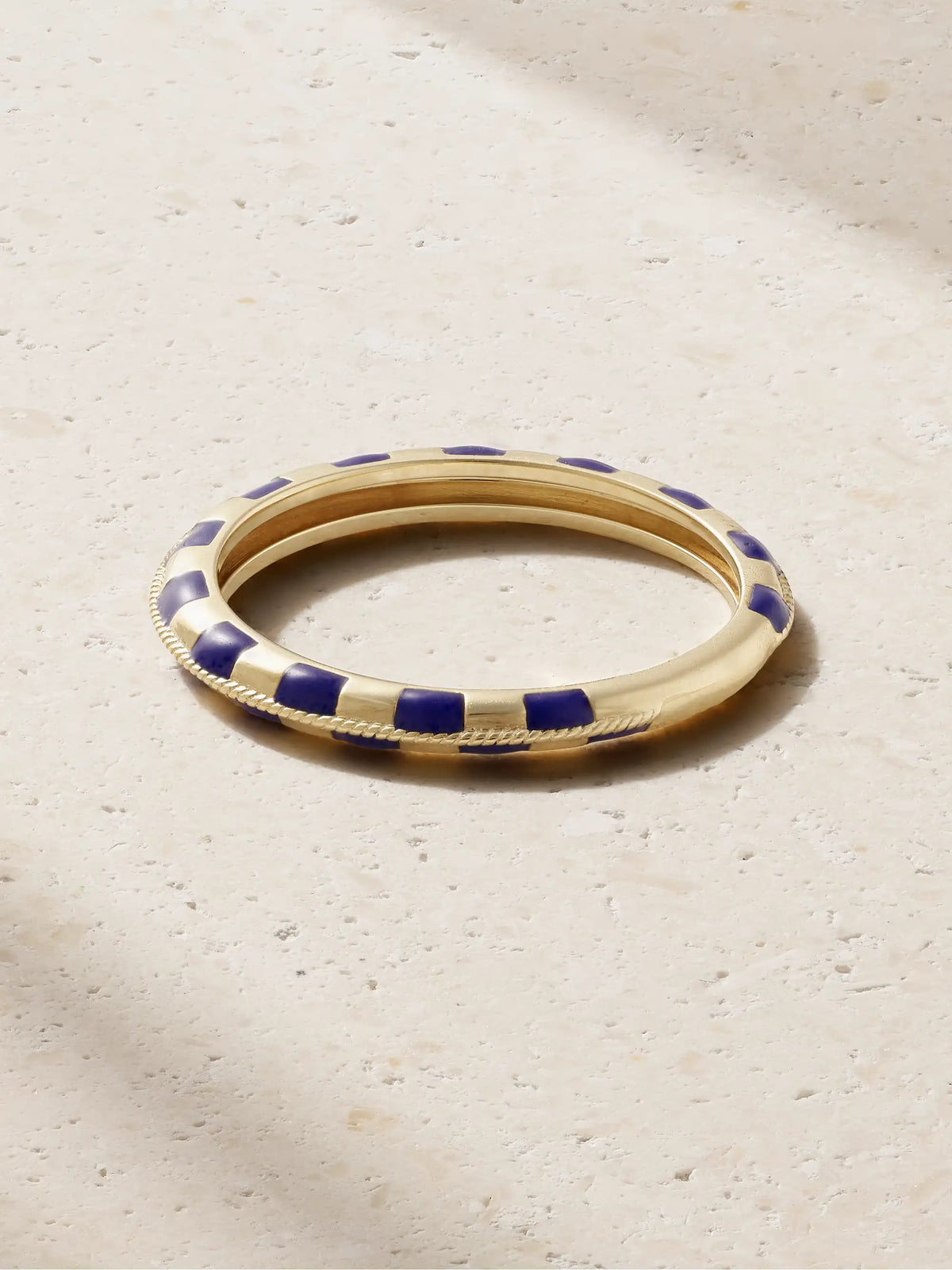 Nano Alliance 9-karat Gold And Enamel Ring