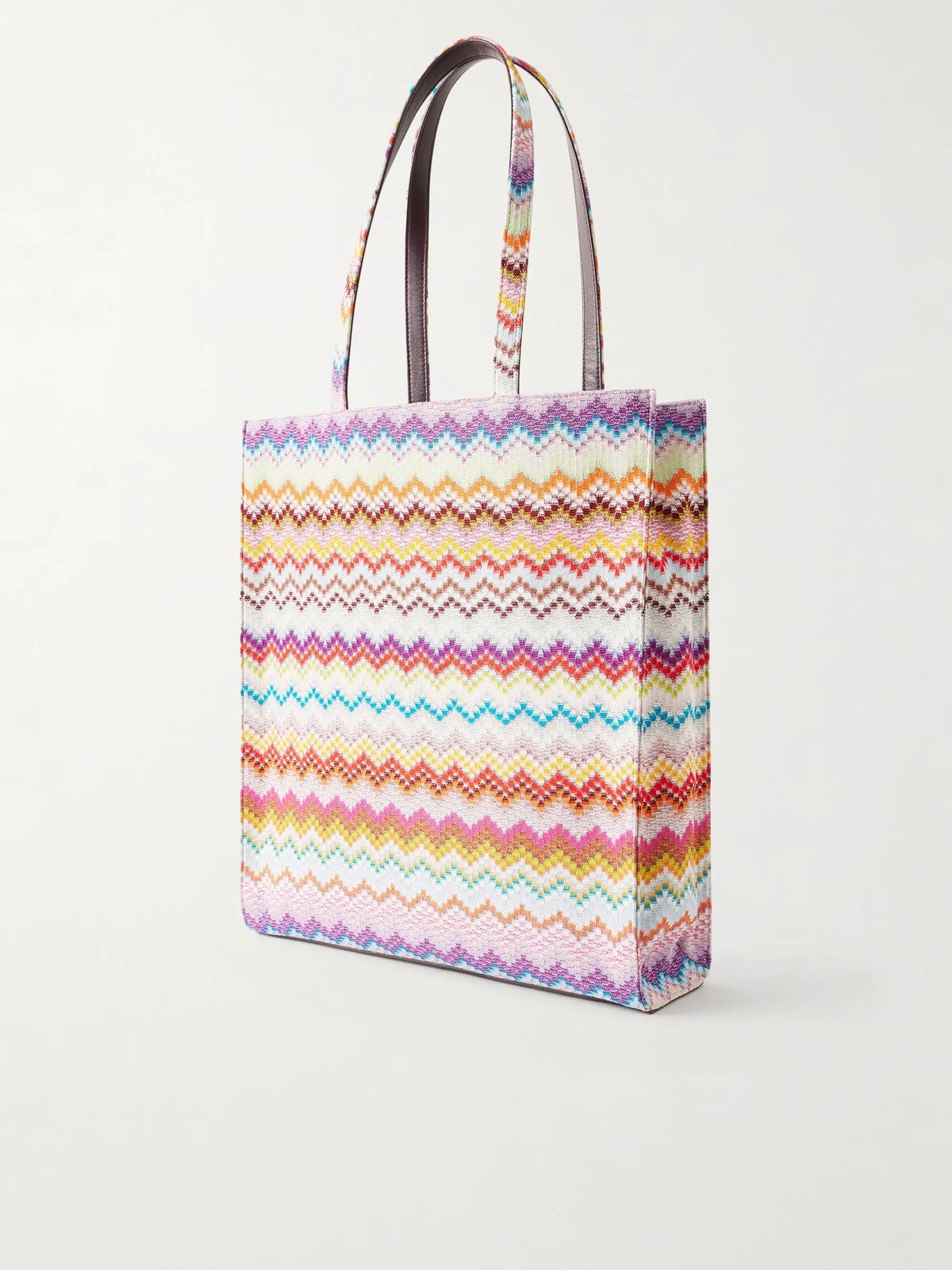 Striped Lurex Tote