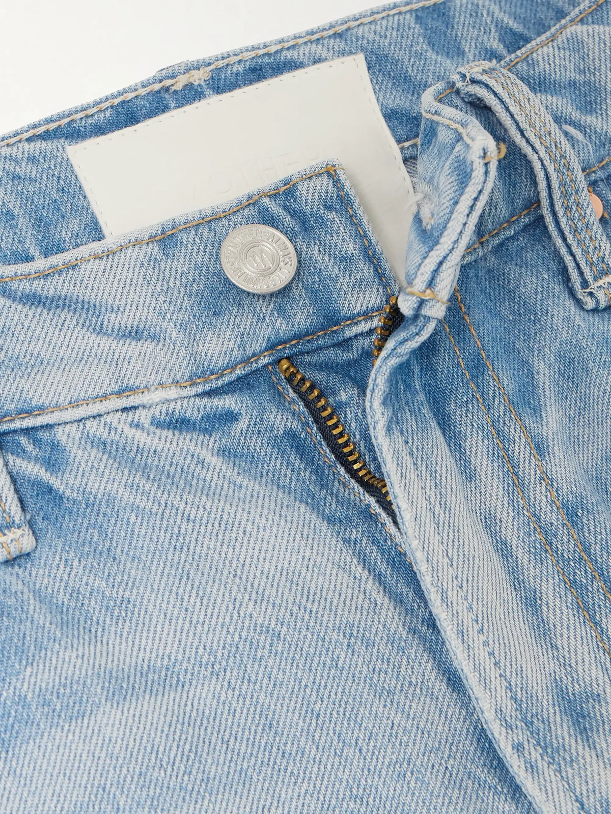 The Rambler Zip Flood High-rise Straight-leg Jeans