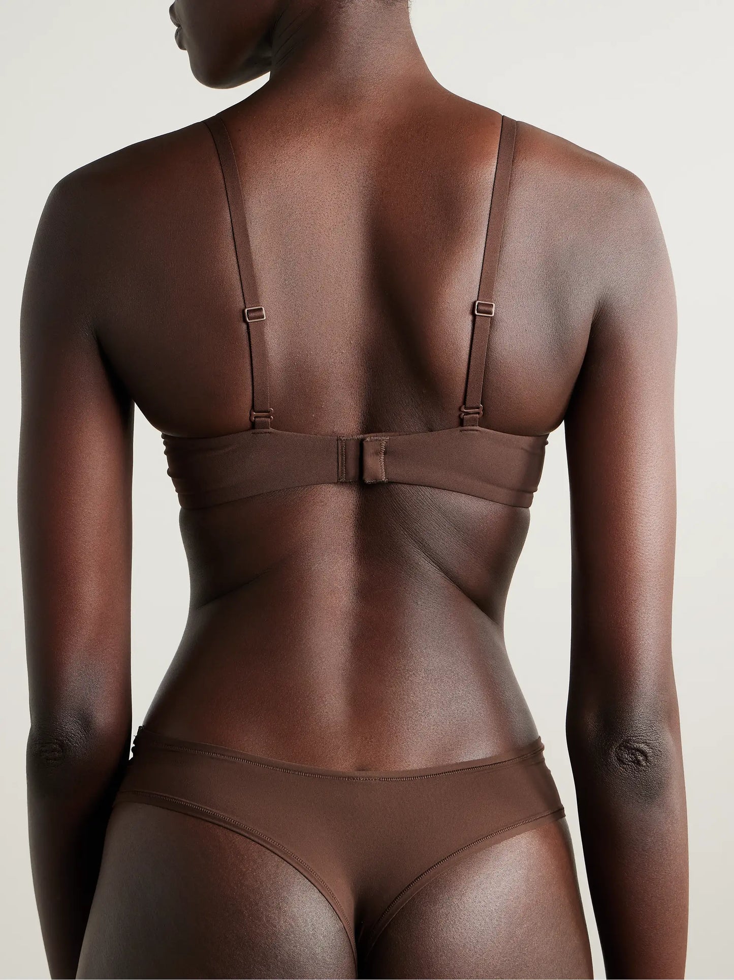 Fits Everybody Unlined Demi Bra - Cocoa