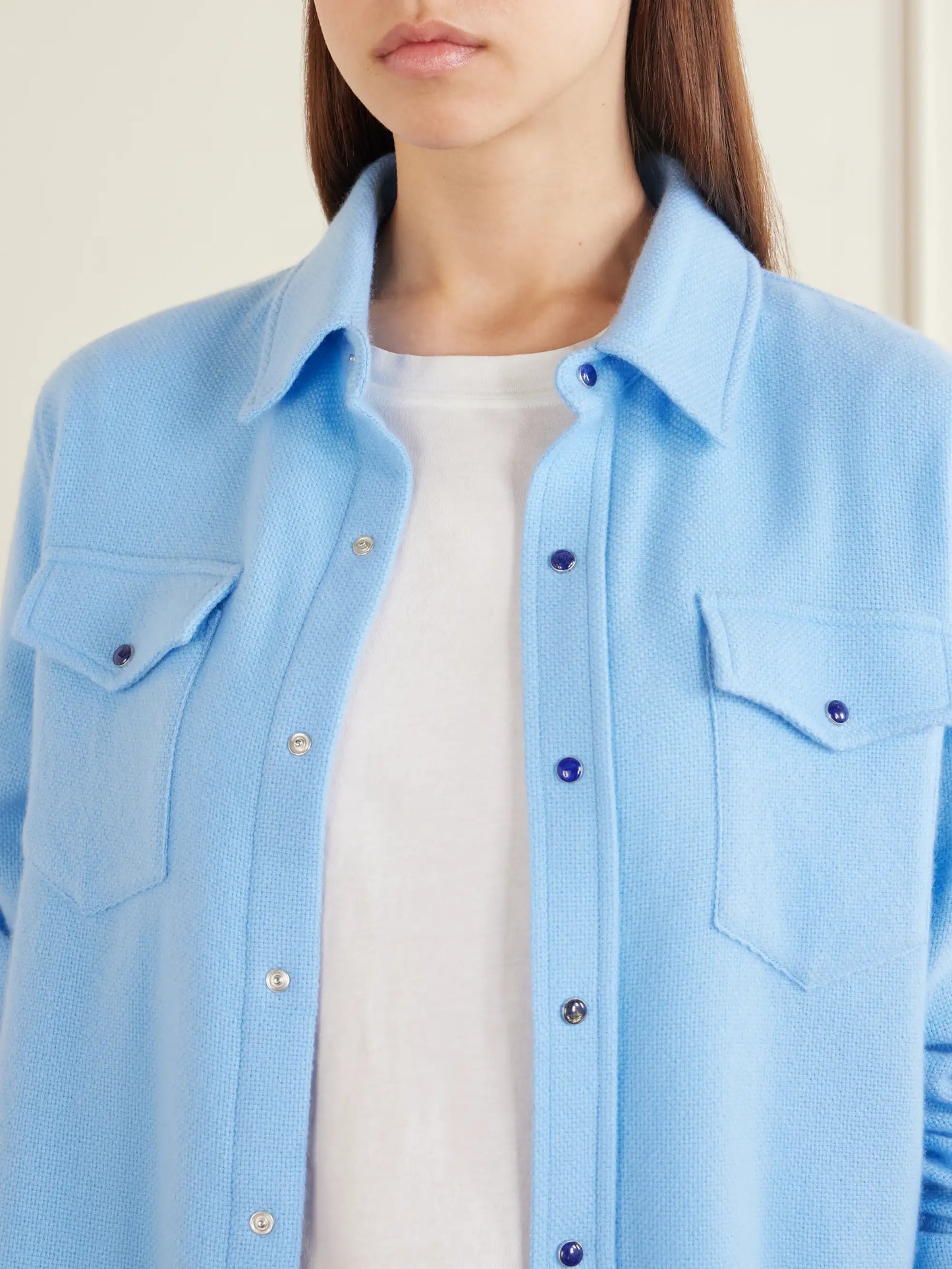 Blue Lagoon Cashmere Shirt