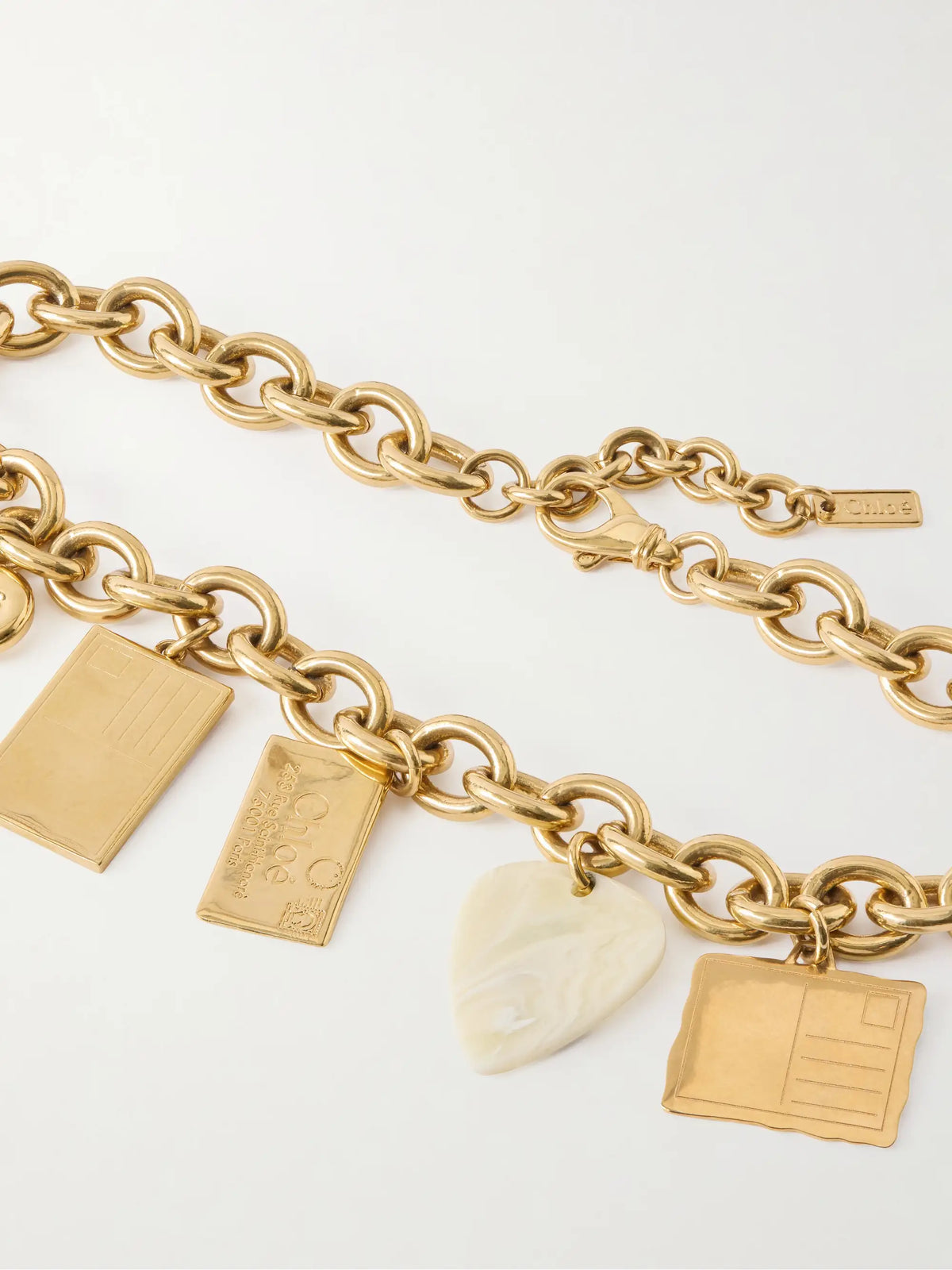 Gold-tone Enamel Necklace