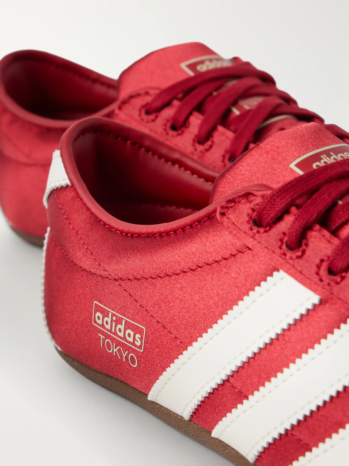 adidas Originals Tokyo Leather-trimmed Satin Sneakers