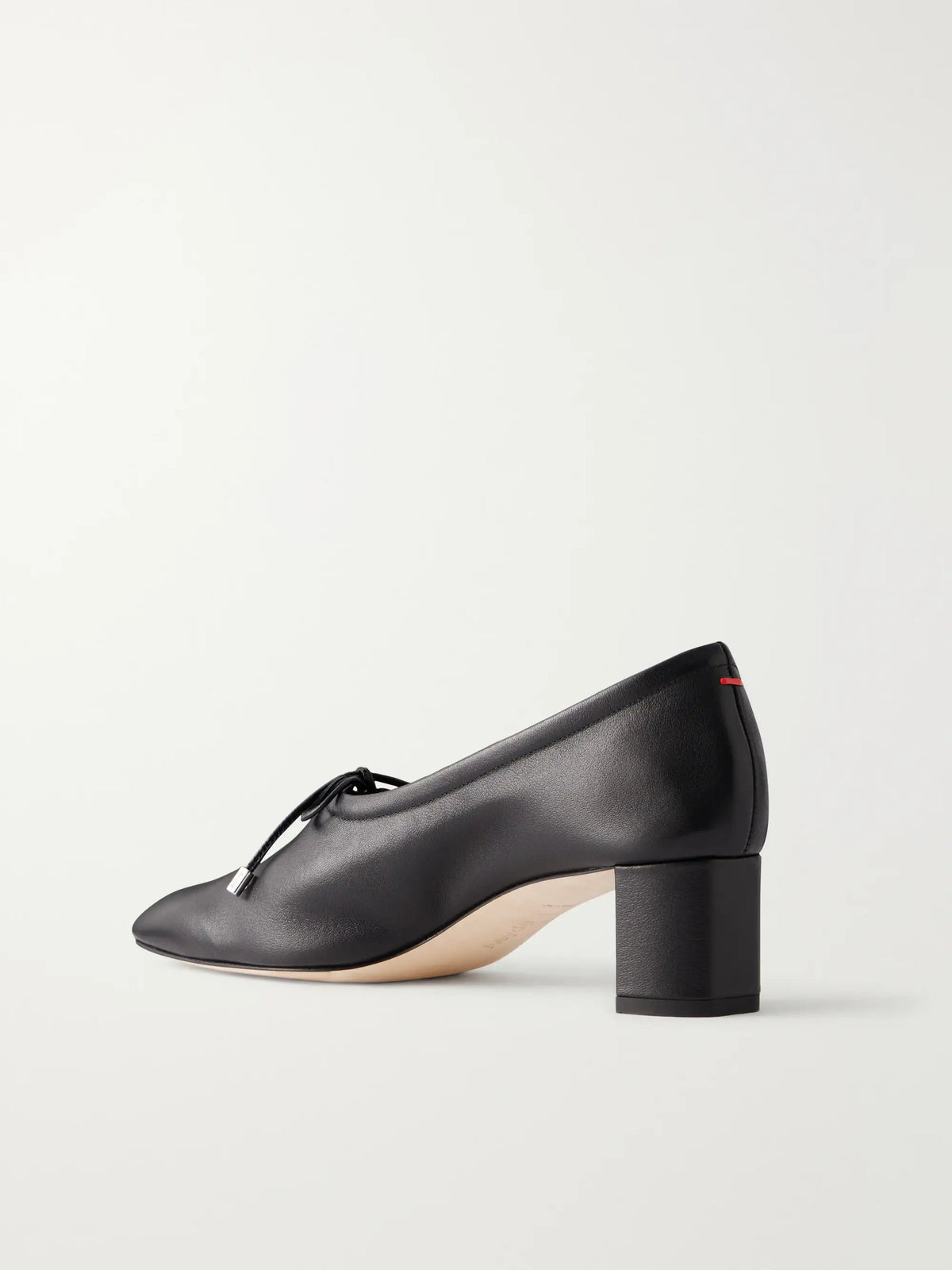 Aeyde Narissa 45 Bow-detail Leather Pumps