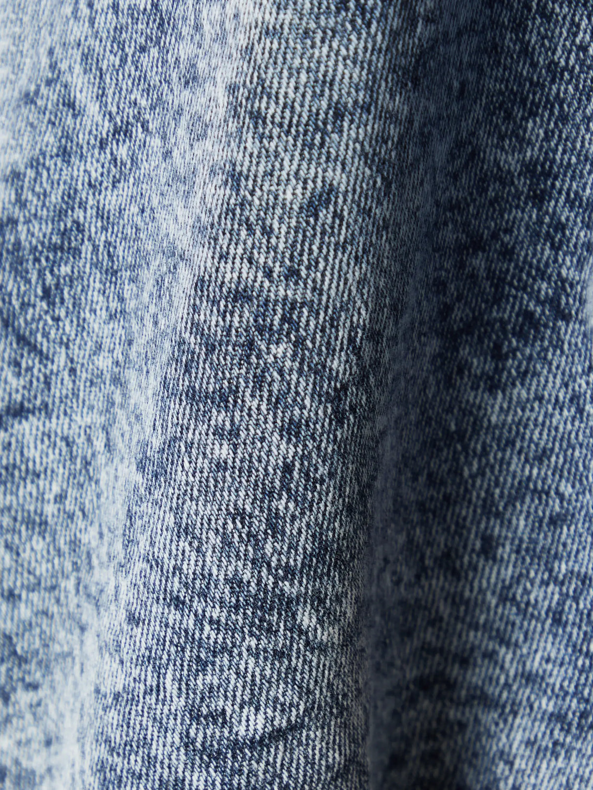 Cropped Asymmetric Denim Jacket