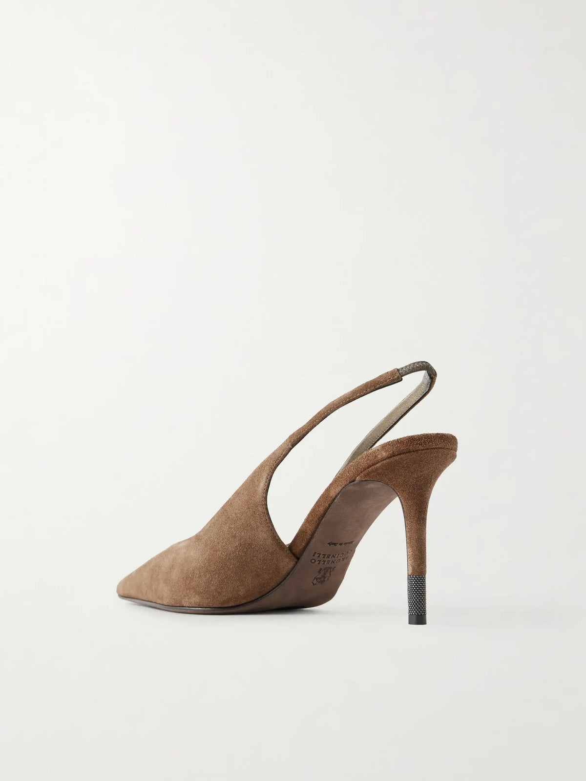 80 Suede Slingback Pumps