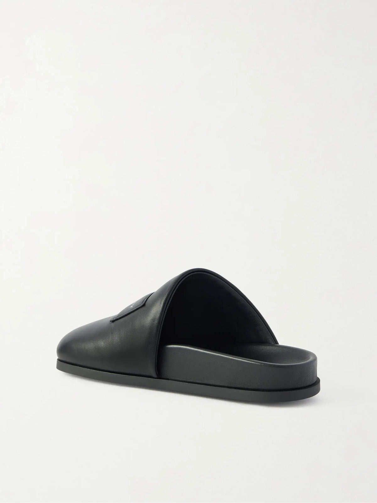 Puffy Leather Slip-ons