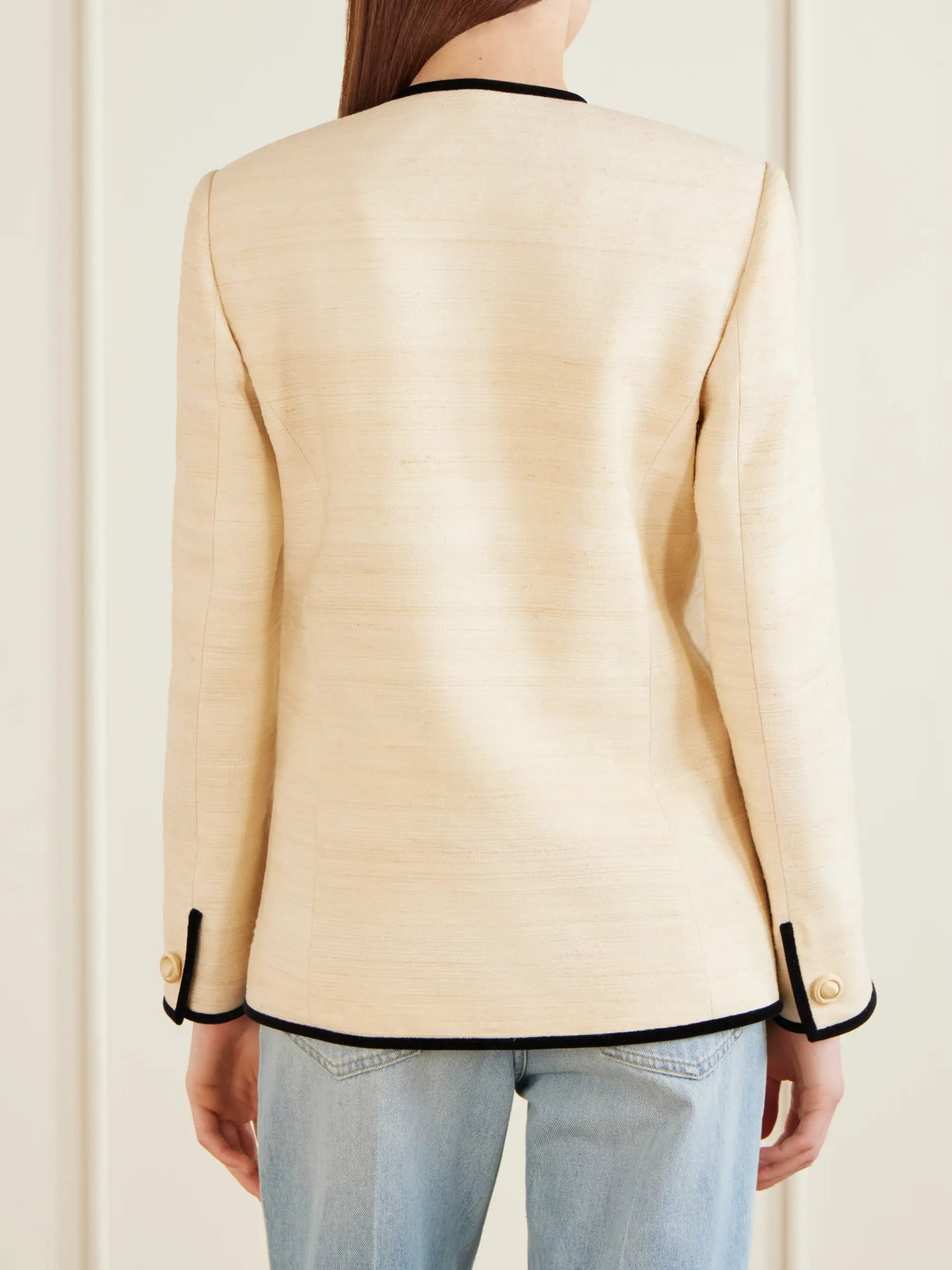 Silk And Linen-blend Canvas Jacket