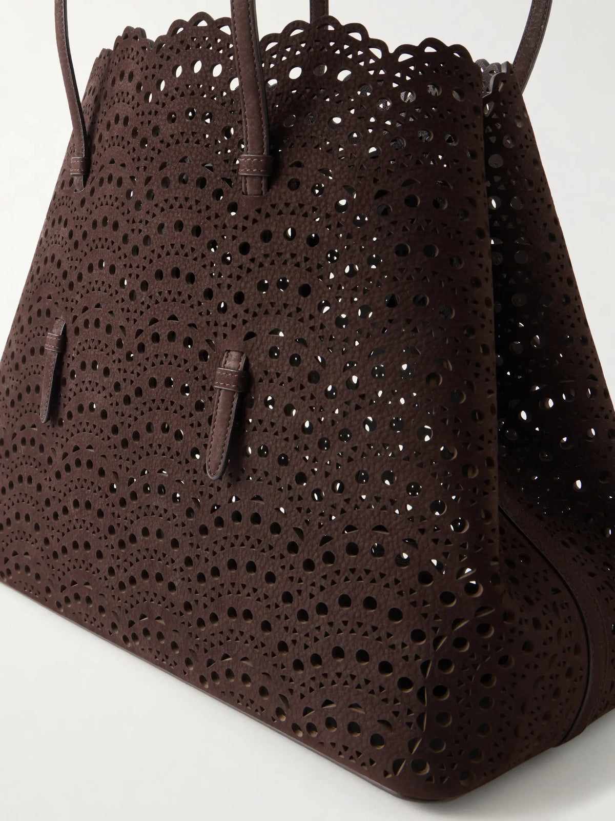 Mina 37 Laser-cut Leather Tote