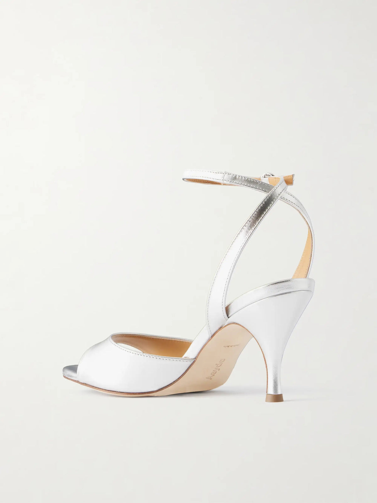 Jada 75 Metallic Leather Sandals