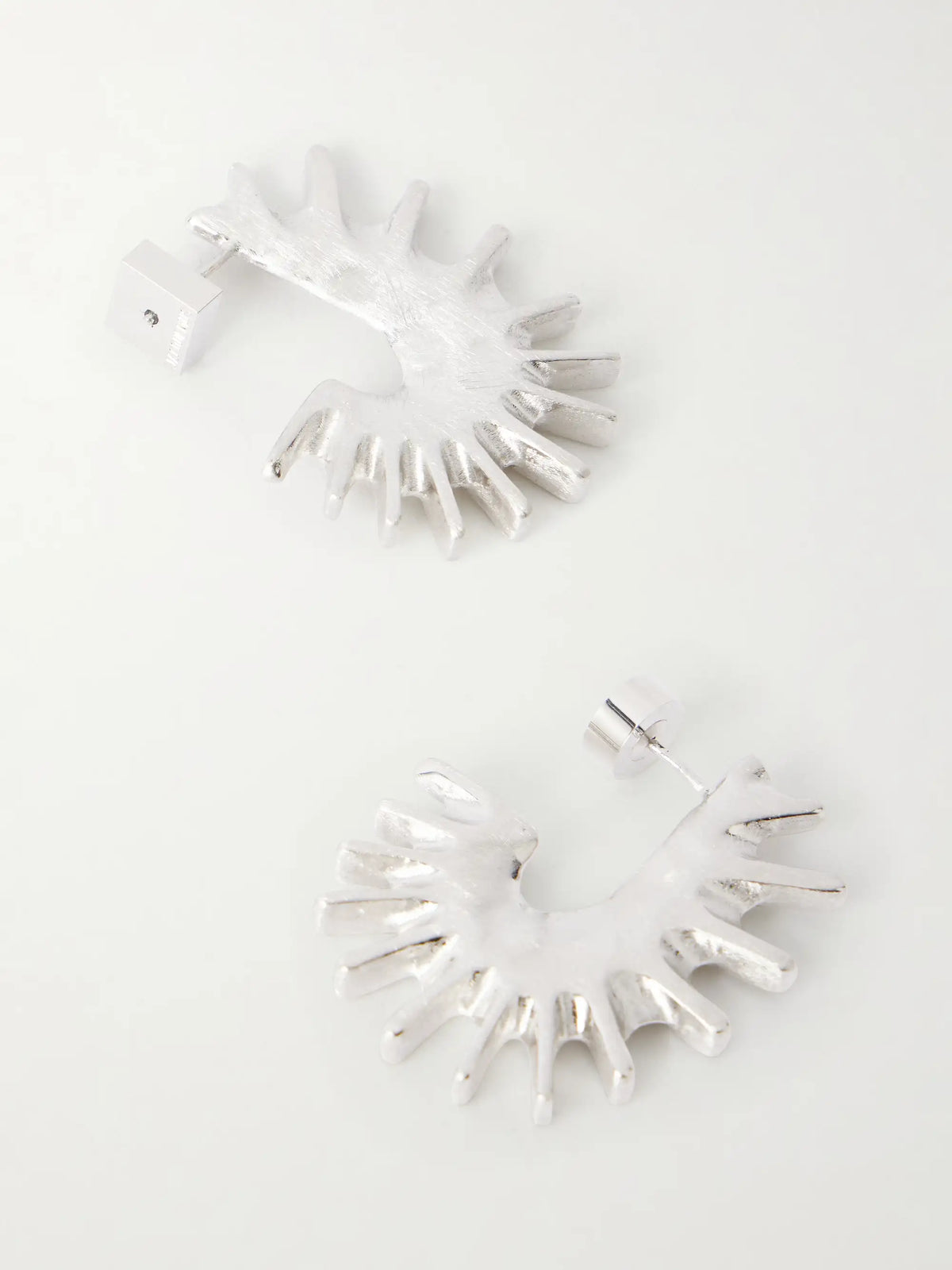 Les Boucles Hippocampe Silver-tone Earrings