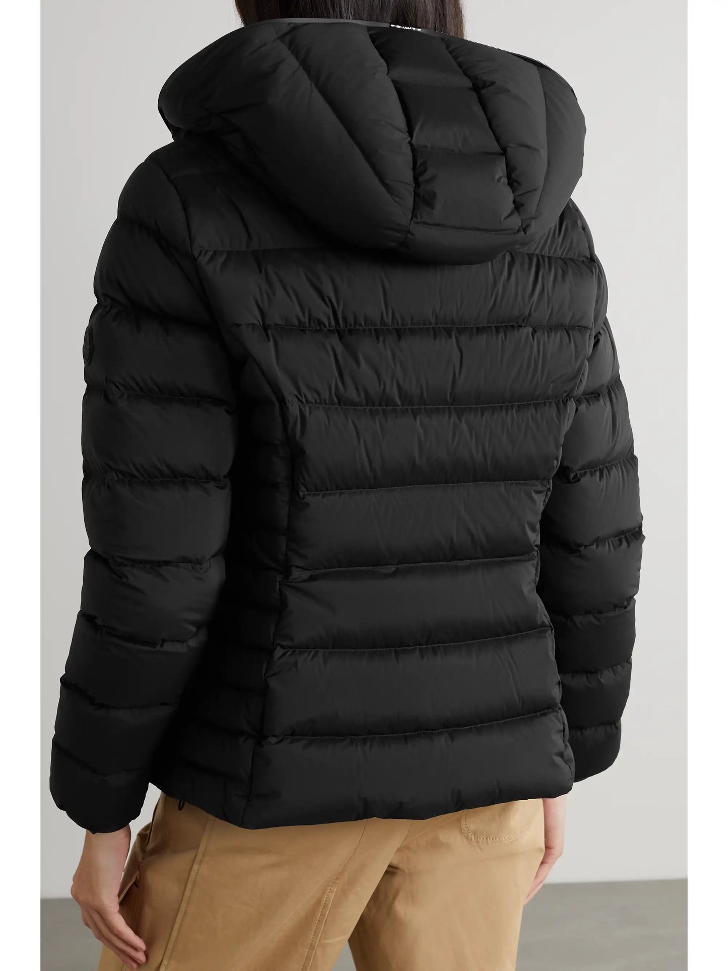 Herbe Hooded Quilted Shell Down Jacket
