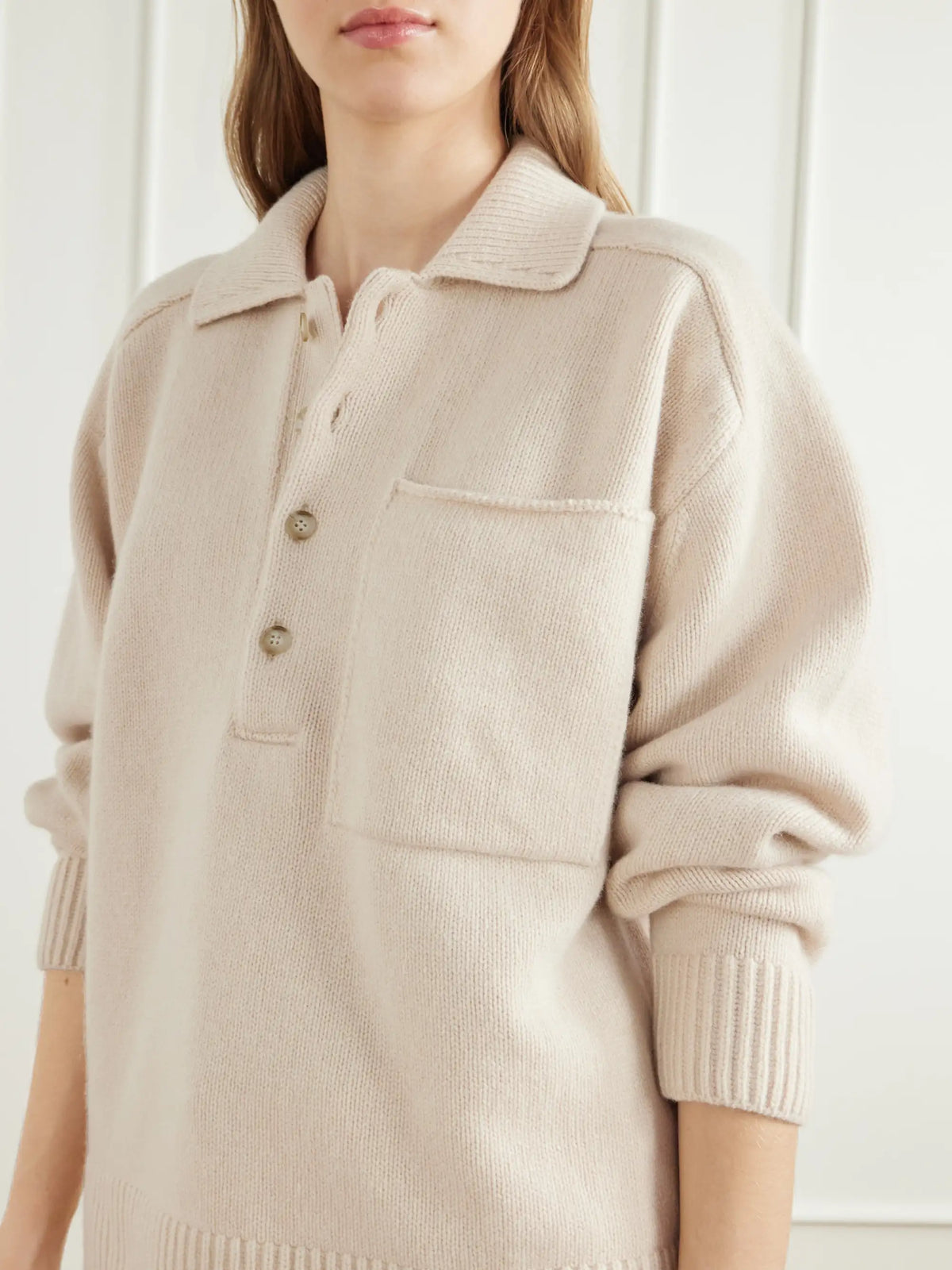 Citizens of Humanity Agatha Wool And Cashmere-blend Polo Sweater
