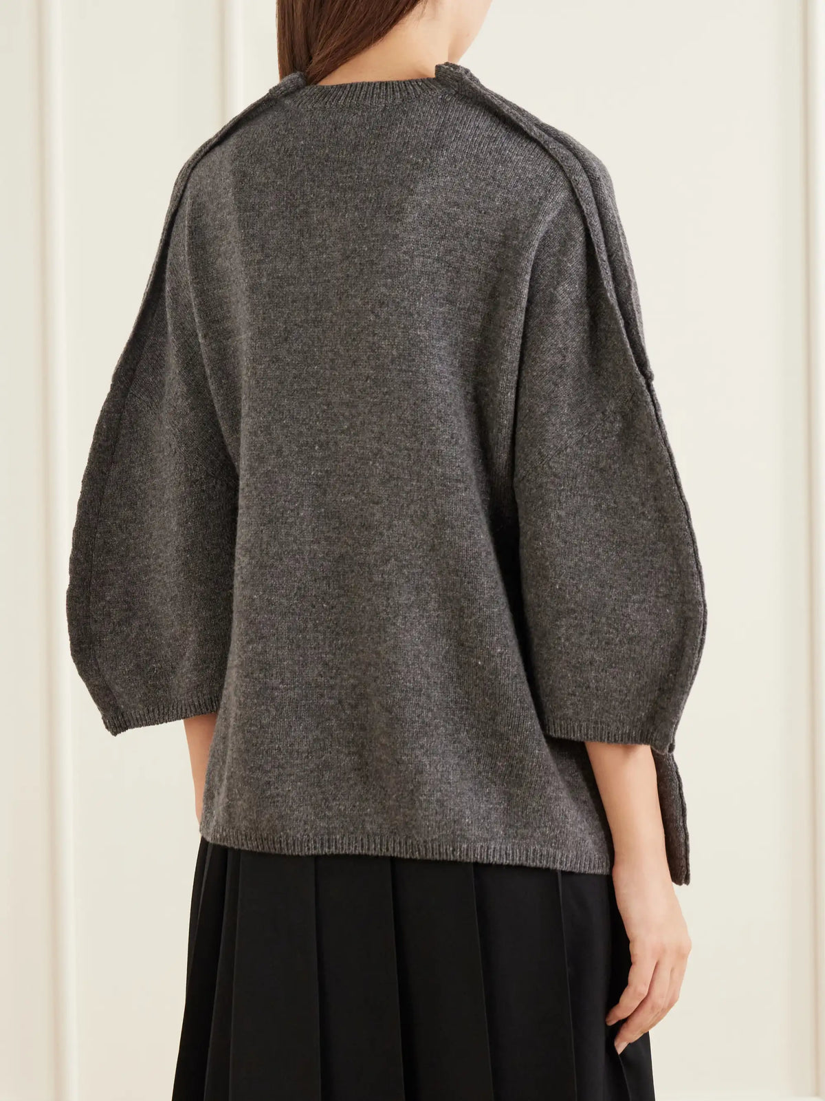 Comme des Garçons Comme des Garçons Peplum Wool Sweater