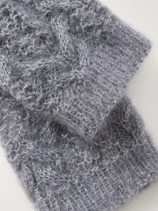 Pauline Dujancourt Lotta Cashmere And Silk-blend Gloves