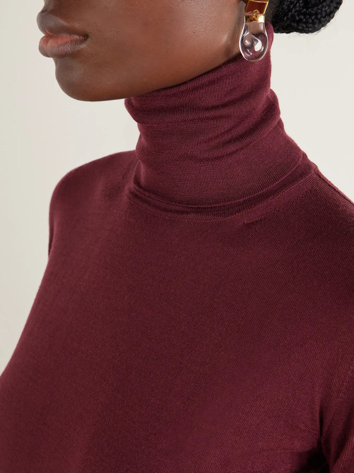 Max Mara Saluto Virgin Wool Turtleneck Sweater