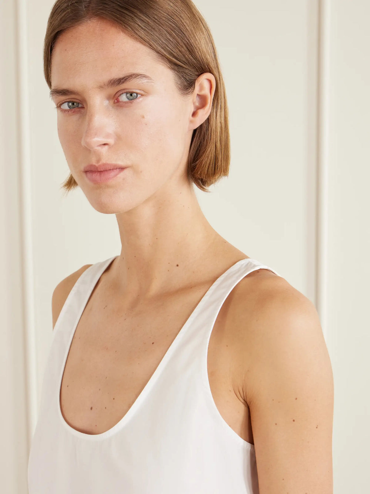 Cotton-poplin Tank