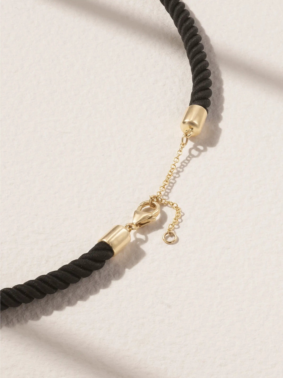 Soleil 9-karat Gold, Cord, Citrine And Diamond Necklace