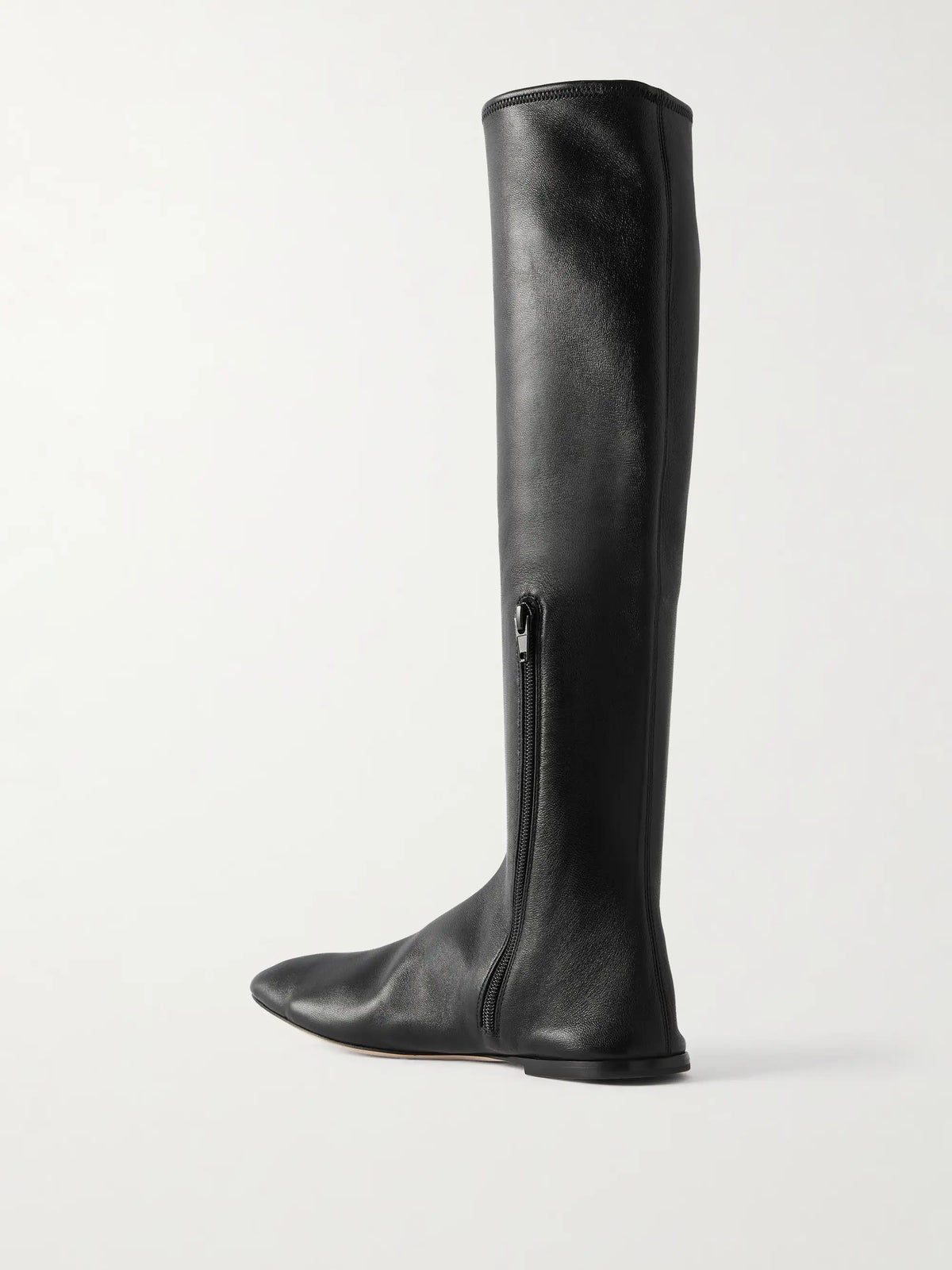 Tabi Split-toe Leather Knee Boots