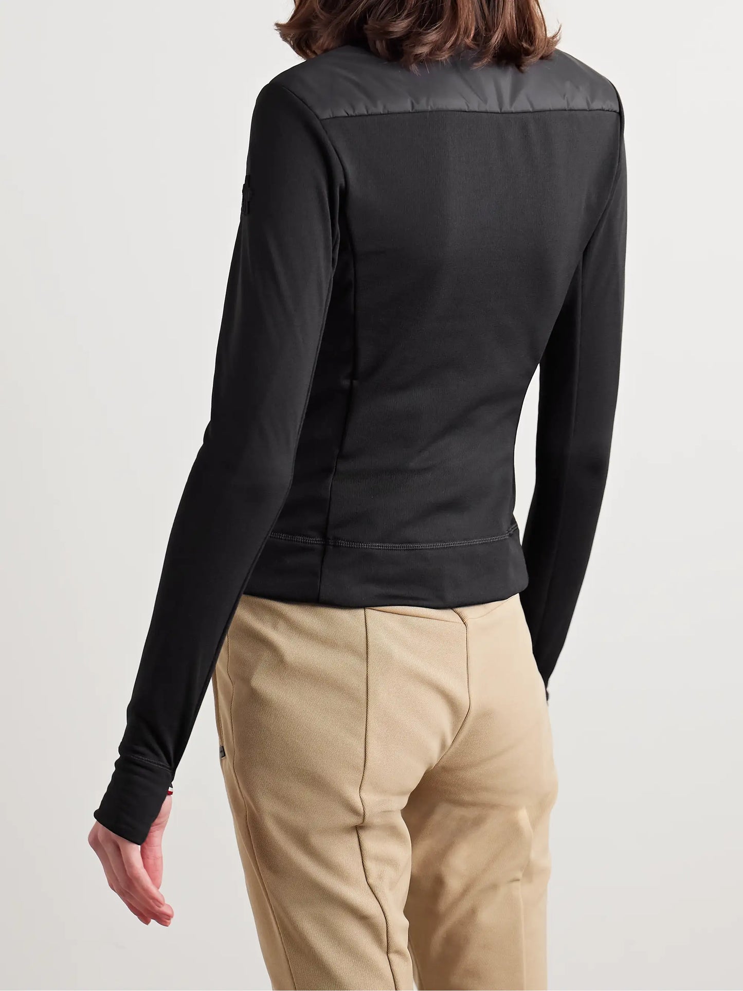 Power Grid Paneled Polartec Jersey And Quilted Shell Down Base Layer